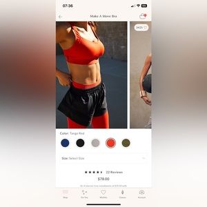 Free people make a move bra